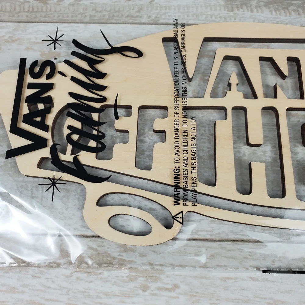 Vans Wood Sign - Picture 3 of 5
